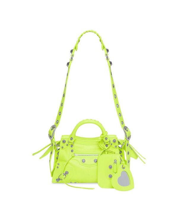 ハンドバッグ 【送料無料】 バレンシアガ レディース ハンドバッグ バッグ Neo Cagole XS Handbag Yellow