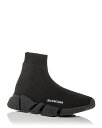 【送料無料】 バレンシアガ メンズ スニーカー シューズ Men's Speed 2.0 Knit High Top Sneakers Noir