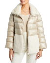 ヘルノ 【送料無料】 ヘルノ レディース ジャケット・ブルゾン ダウンジャケット アウター Faux Fur and Down Puffer Jacket Champagne