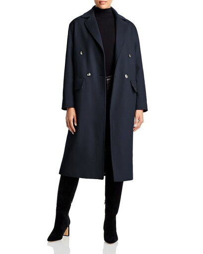 【送料無料】 ヘルノ レディース コート アウター Wool Double Breasted Coat Navy 【送料無料】 ヘルノ レディース コート アウター Wool Double Breasted Coat Navy