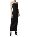 【送料無料】 ヴェルサーチ レディース ワンピース トップス Sculptural Strapless Maxi Dress Black