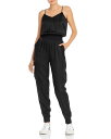 【送料無料】 サンク ア セプト レディース ジャンプスーツ トップス Amia Satin V-Neck Jumpsuit Black