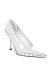 ̵ ƥ ǥ ѥץ 塼 Women's Pointed Toe Rockstud Pumps Silver