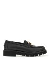 【送料無料】 フェラガモ レディース スリッポン・ローファー シューズ Women's Maryan Gancini Lug Sole Loafers Blac...