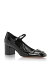 ̵ ƥ ǥ ѥץ 塼 Women's Ankle Strap Mary Jane High Heel Pumps Black