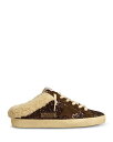 【送料無料】 ゴールデングース レディース スニーカー シューズ Women 039 s Super-Star Glitter Shearling Mule Sneakers Chocolate Brown/White