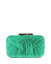 【送料無料】 サンドラロバーツ レディース クラッチバッグ バッグ Pleated Convertible Clutch Green