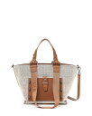 yz {gLG fB[X nhobO obO Warren Linen Bite Size Satchel Natural