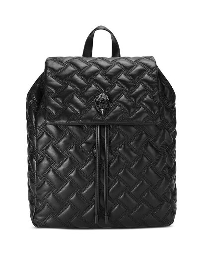 【送料無料】 カートジェイガーロンドン レディース バックパック・リュックサック バッグ Kensington Quilted Leather Drawstring Backpack Black 【送料無料】 カートジェイガーロンドン レディース バックパック・リュックサック バッグ Kensington Quilted Leather Drawstring Backpack Black