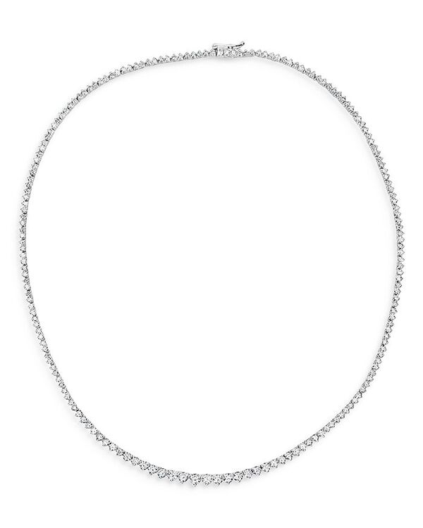 yz CeB fB[X lbNXE`[J[Ey_ggbv ANZT[ 14K White Gold Diamond Tennis Necklace 16L White