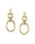 ̵ ǥӥåȡ桼ޥ ǥ ԥ ꡼ 18K Yellow Gold DY Mercer Diamond Pave Interlocking Circle Drop Earrings Gold