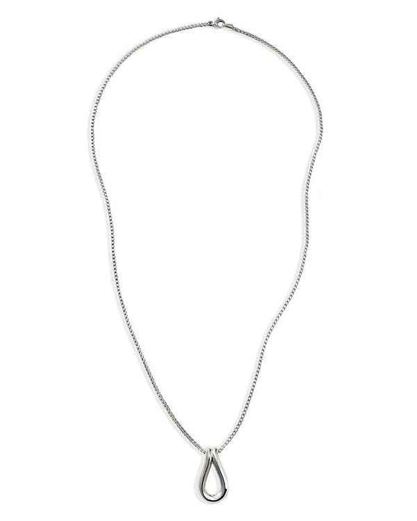 yz WEn[fB[ fB[X lbNXE`[J[Ey_ggbv ANZT[ Sterling Silver Open Link Pendant Necklace 24 Silver