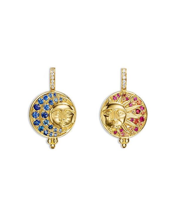 ̵ ƥץ  쥢 ǥ ԥ ꡼ 18K Yellow Gold Multi Stone & Diamond Eclipse Drop Earrings Multi/Gold