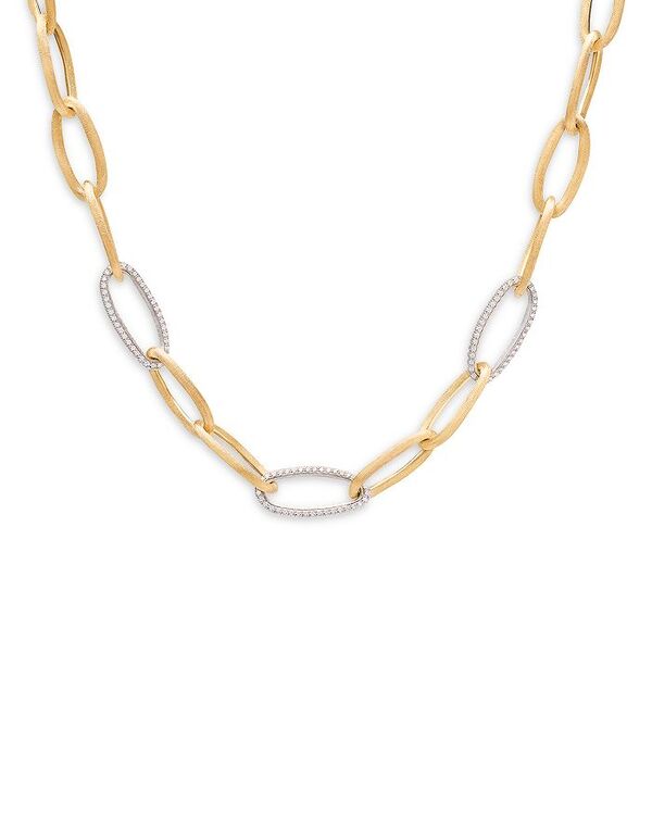 ̵ ޥ륳 ӥ ǥ ͥå쥹硼ڥȥȥå ꡼ 18K Yellow & White Gold Jaipur Diamond Link Alta Necklace 18 Gold