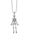 【送料無料】 ラゴス レディース ネックレス・チョーカー・ペンダントトップ アクセサリー Sterling Silver Rare Wonders Skeleton Pendant Necklace 22-24 Silver