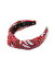 ̵  ɥ ǥ إ꡼ ꡼ Meadow Embroidered Knotted Headband Red/Multi