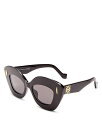 【送料無料】 ロエベ レディース サングラス・アイウェア アクセサリー Anagram Butterfly Sunglasses 47mm Black/Gray...
