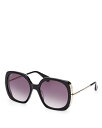 【送料無料】 マックスマーラ レディース サングラス・アイウェア アクセサリー Black Butterfly Sunglasses 58mm Black/Purple Gradient