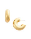 【送料無料】 ケネスジェイレーン レディース ピアス・イヤリング アクセサリー Small C Hoop Earrings Gold