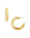 【送料無料】 ケネスジェイレーン レディース ピアス・イヤリング アクセサリー Tubular Hoop Earrings in 22K Gold Plated Gold