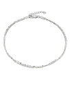 【送料無料】 アクア レディース ブレスレット・バングル・アンクレット アクセサリー Double Chain Ankle Bracelet - 100% Exclusive Silver(4)
