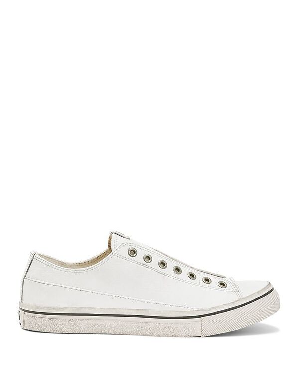 【送料無料】 ジョンバルベイトス メンズ スニーカー シューズ Men 039 s Vulc Laceless Slip On Sneakers White