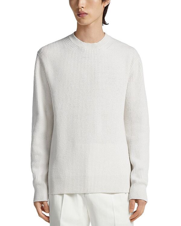 ̵ ˥  ˥åȡ  Foliage Melange Oasi Cashmere Crewneck Sweater Natural