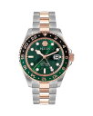 yz tBbvvC fB[X rv ANZT[ GMT-I Challenger Watch 44mm Green/Two-Tone