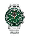 yz V`Y fB[X rv ANZT[ Eco-Drive Weekender Chronograph 44mm Green/Silver