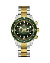 yz h fB[X rv ANZT[ Hyperchrome Captain Cook Chronograph 43mm Green/Two-Tone