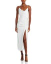 ミリ― 【送料無料】 ミリー レディース ワンピース トップス Lilliana Ruched Midi Slip Dress White