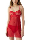 【送料無料】 ビーテンプティッド レディース ナイトウェア アンダーウェア Opening Act Chemise Nightgown Haute Red