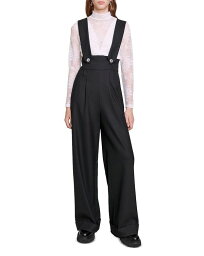 【送料無料】 マージュ レディース ジャンプスーツ トップス Pitelle Wide Leg Jumpsuit Black