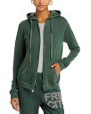 【送料無料】 フリーシティ レディース パーカー スウェット フーディー アウター Superfluff Lux Logo Zip Hoodie Bush