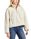 yz XvfBbg fB[X p[J[EXEFbg AE^[ Quarter Zip Sherpa Sweatshirt White Sand