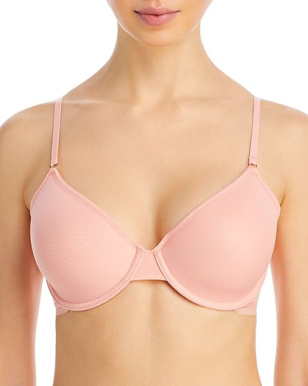 yz ISbT[ fB[X TVc gbvX Next to Nothing Micro T-Shirt Underwire Bra Peach Pearl