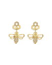テンプル セント クレア レディース ピアス・イヤリング アクセサリー 18K Yellow Gold Bee Diamond Drop Earrings Go...
