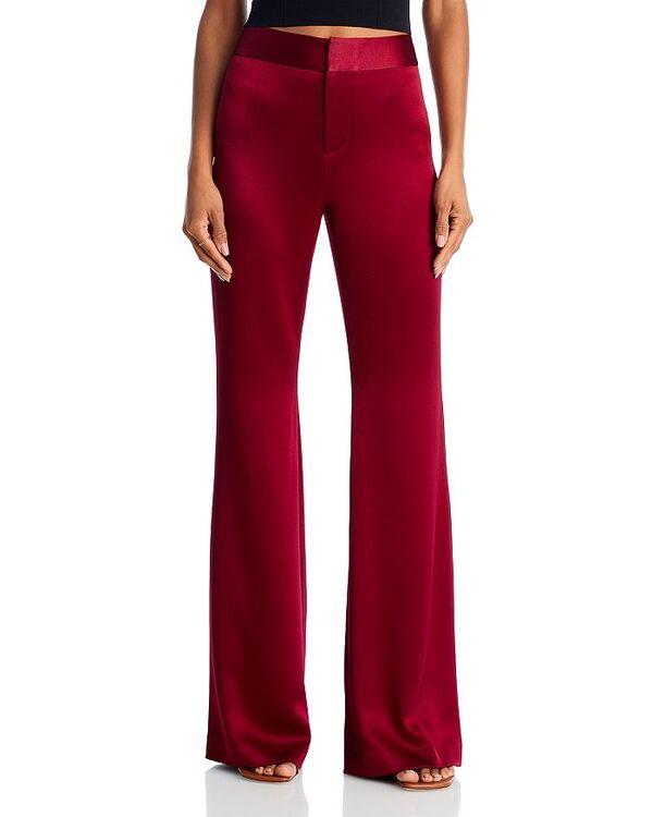 ̵ ꥹɥӥ ǥ 奢ѥ ܥȥॹ Deanna High Rise Slim Bootcut Pants Bordeaux