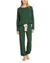 yz Go[WFC fB[X iCgEFA A_[EFA Gisele Slouchy Pajama Set Forest Green Ivory