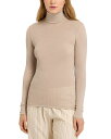 【送料無料】 ハンロ レディース ニット セーター アウター Woolen Silk Turtleneck Safari