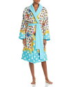 【送料無料】 ヴェルサーチ レディース ナイトウェア アンダーウェア La Vacanza Bathrobe Azur + Multi