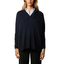 【送料無料】 ジェラルド・ダレル レディース ニット・セーター アウター Lalou Cashmere Hooded Sweater Navy