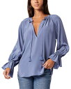 【送料無料】 ジョア レディース シャツ トップス Cecarina Silk Top Bijou Blue