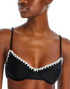 【送料無料】 レイミー ブルック レディース トップのみ 水着 Emmeline Bikini Top Black White