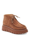 【送料無料】 ジェイスライド レディース ブーツ・レインブーツ シューズ Women's Treasure Platform Booties Tan Suede