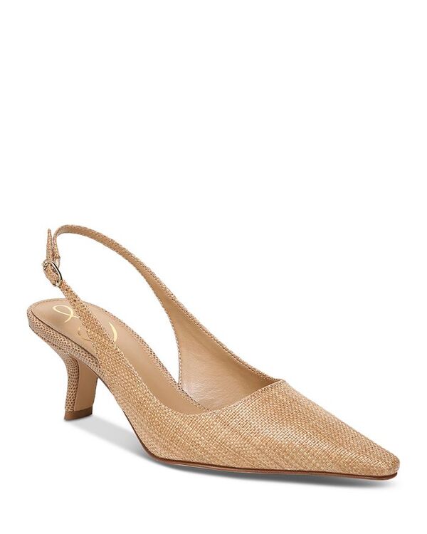 ビアンカ 【送料無料】 サムエデルマン レディース サンダル シューズ Women's Bianka Pointed Toe Mid Heel Slingback Sandals Tan