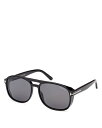 【送料無料】 トム・フォード レディース サングラス・アイウェア アクセサリー Rosco Navigator Sunglasses 58mm Black/sm...