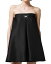 ̵ 륵 ǥ ԡ ȥåץ Sculptural A Line Mini Dress Black