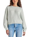 【送料無料】 スティーブ マデン レディース ニット・セーター アウター Colette Balloon Sleeve Sweater Jade Cream 1