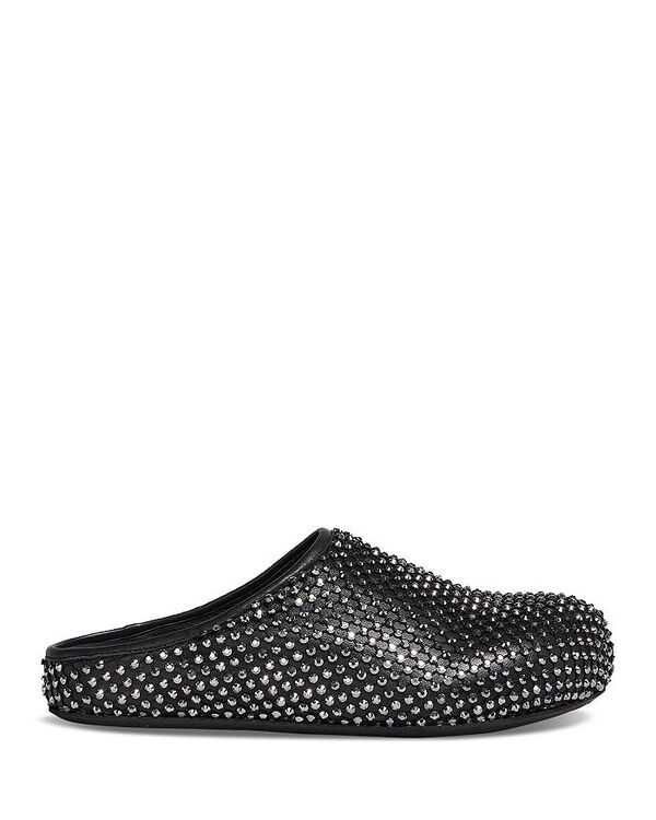 ̵ ޥ   塼 Men's Rhinestone Embellished Slip On Clogs Black